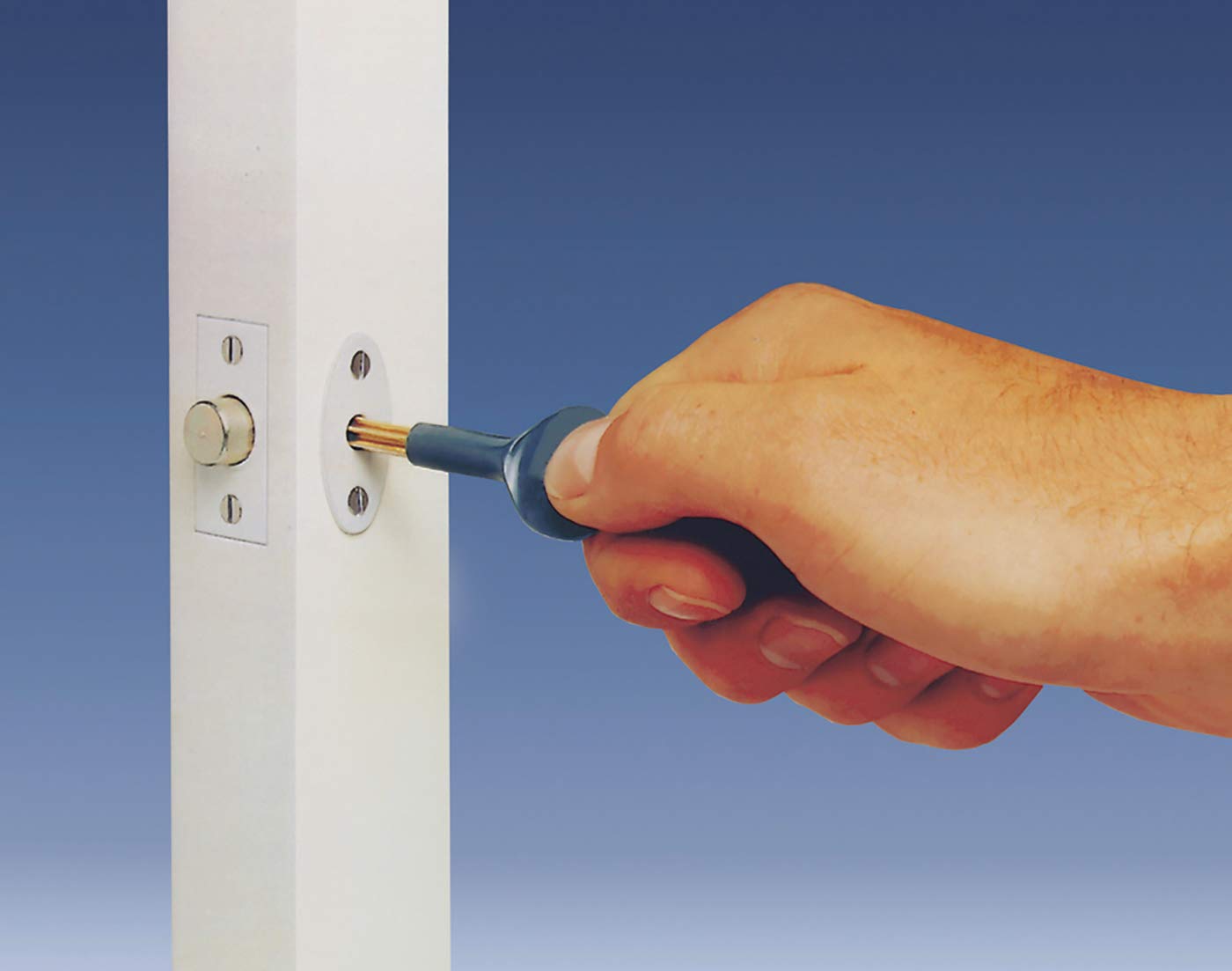 Yale 8001 Security Bolts - 2 Pack, White Finish, High Security Deadbolt Locks for Doors - Ideal for Home, Office & Apartment Safety