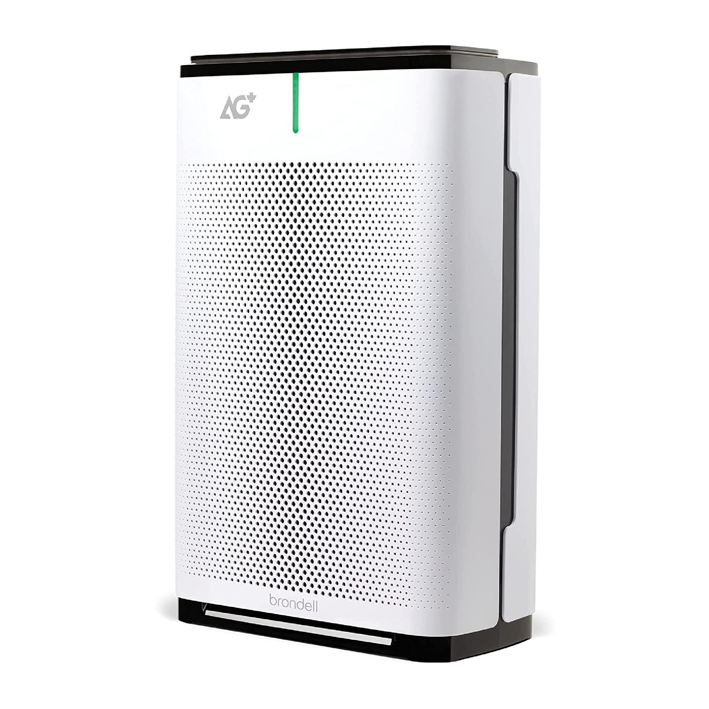 Brondell P700BB-W Pro Air Purifier with Aurabeat AG+ Technology | HEPA Filter for Smoke, Pet Odors | Covers 1655 Sq Ft | White | Ideal for Bedroom & Home Office Air Purification