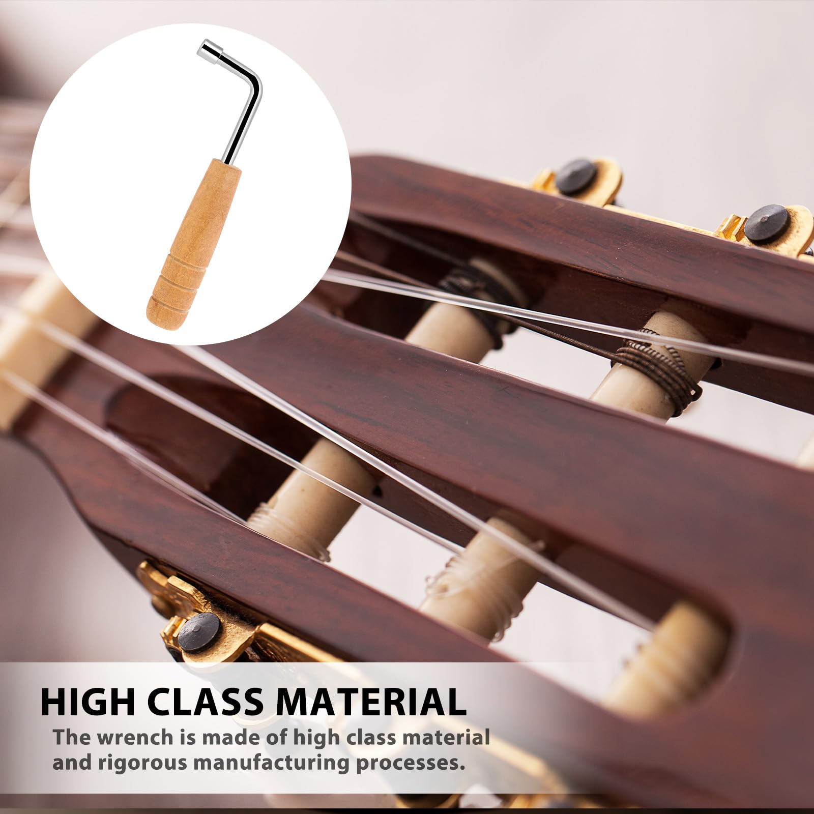 Professional Autoharp Tuning Wrench - Precision Lyre Harp & Small String Instrument Tuning Tool for Musicians | Perfect for Home Practice, Studio Recording & Live Performances