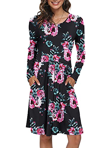 0-floral Black