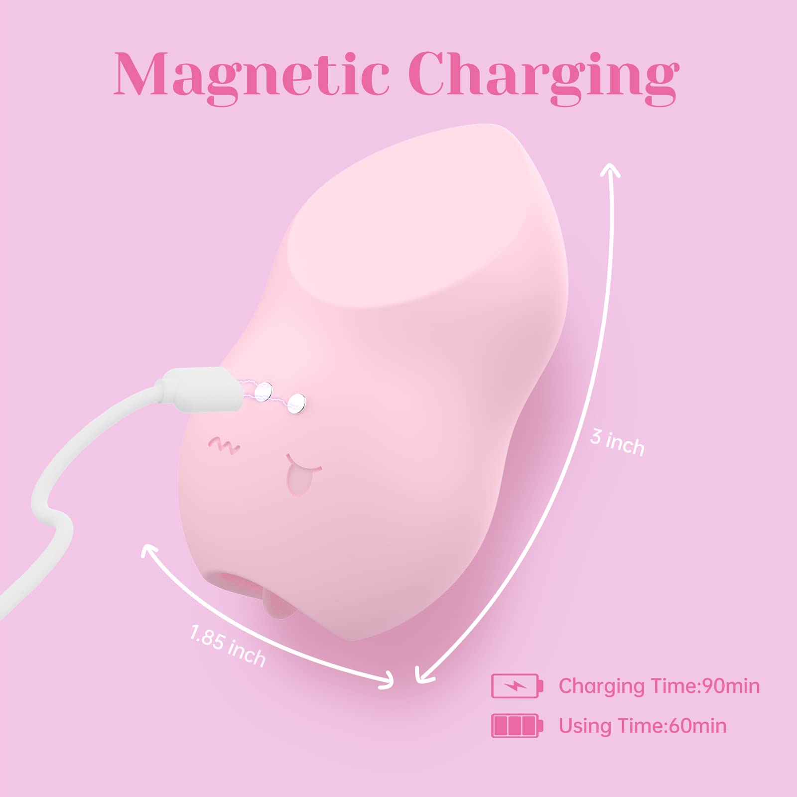 Dual Motor Clitoral Stimulator for Women - 10 Tongue Licking & 10 Vibration Modes, Quiet Rechargeable Adult Toy for Clit and Nipple Stimulation | Perfect for Solo Play, Couples Use, and Enhancing Intimacy