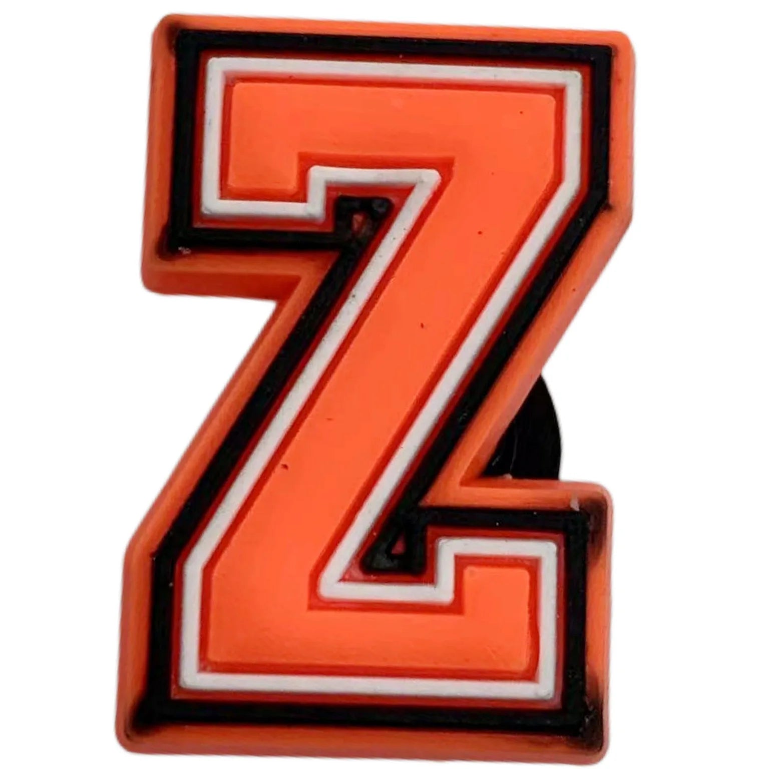 Orange Letter Shoe Charms for Crocs - Fun Decorative Pins for Women, Men & Kids - Perfect for Sandals, Clogs, Jeans & Shoes - Great for DIY Fashion & Gifts