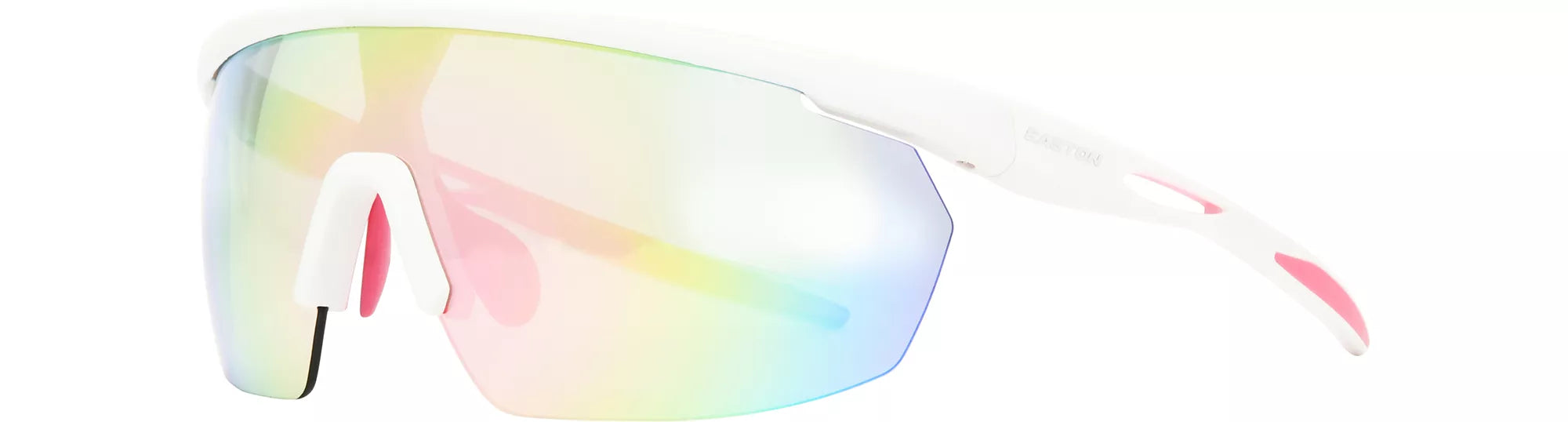 Easton 408 Half Rim Sport Shield Sunglasses for Men & Women - UV Protection, Lightweight & Durable for Running, Cycling, Fishing & Outdoor Activities