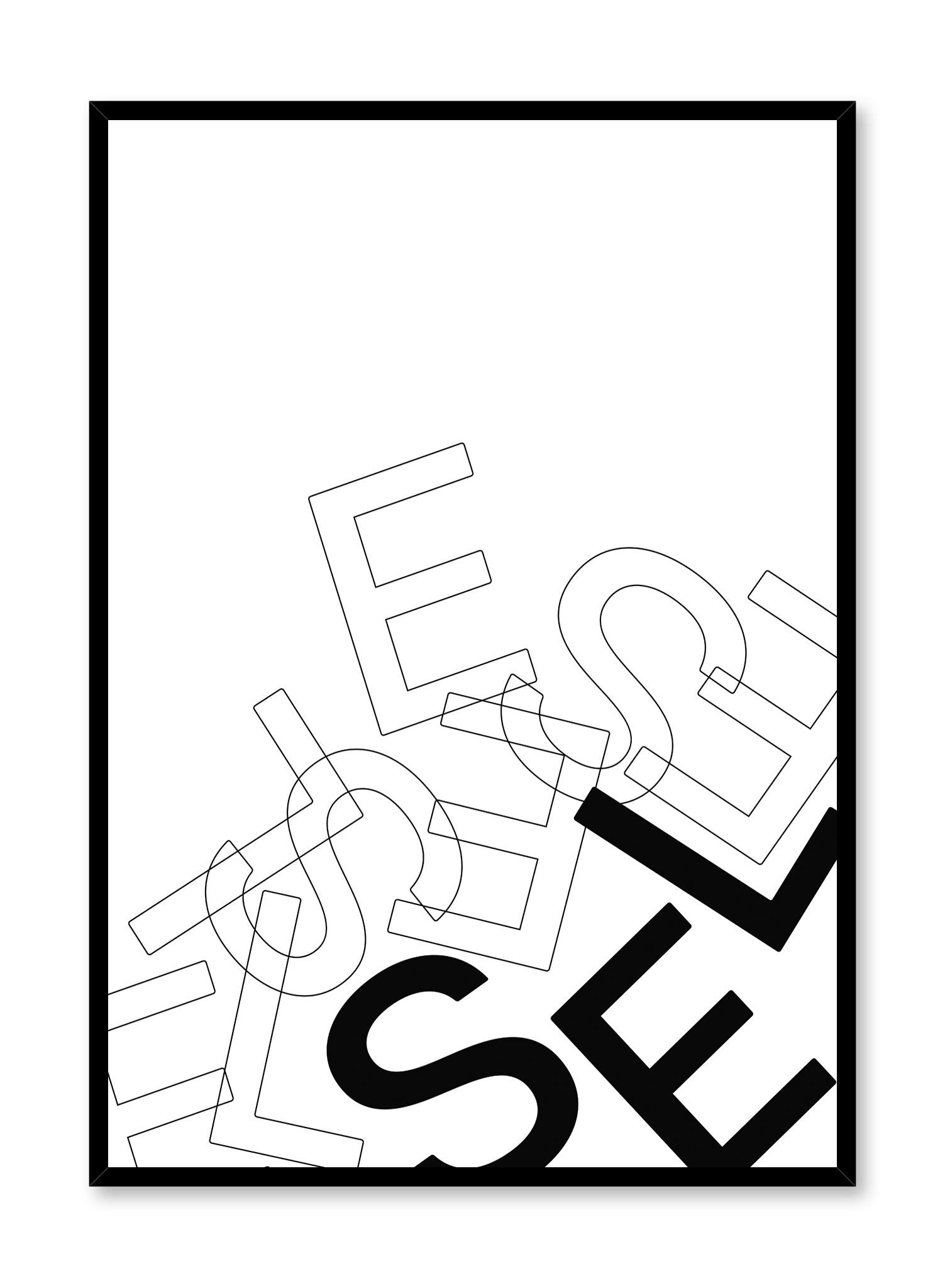 Sel Poster - Premium Quality Wall Art for Home & Office Decor - Perfect for Living Room, Bedroom, or Gift Giving
