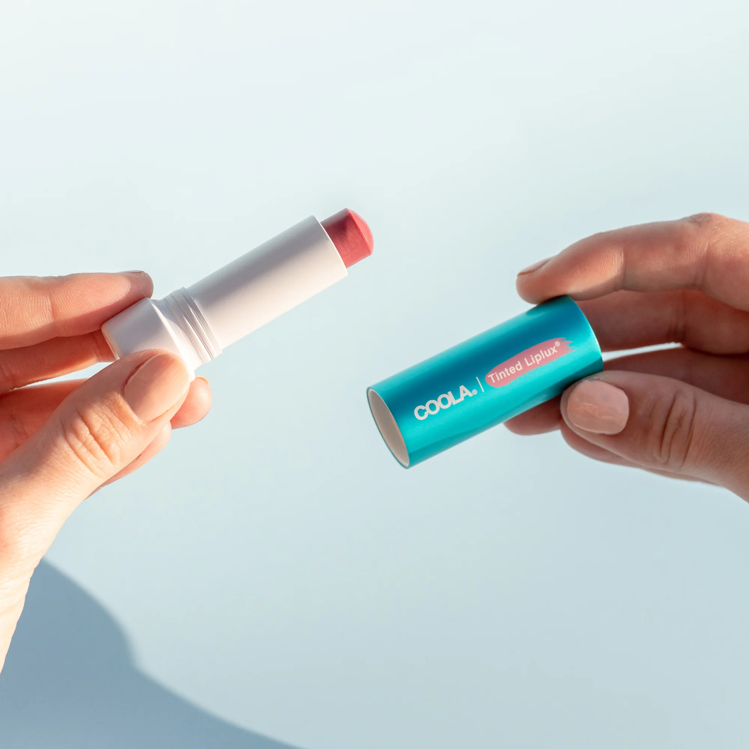 COOLA Classic Liplux Organic SPF 30 Sunscreen Lip Balm - Moisturizing & UV Protection for Outdoor Activities, Hiking, and Beach Days