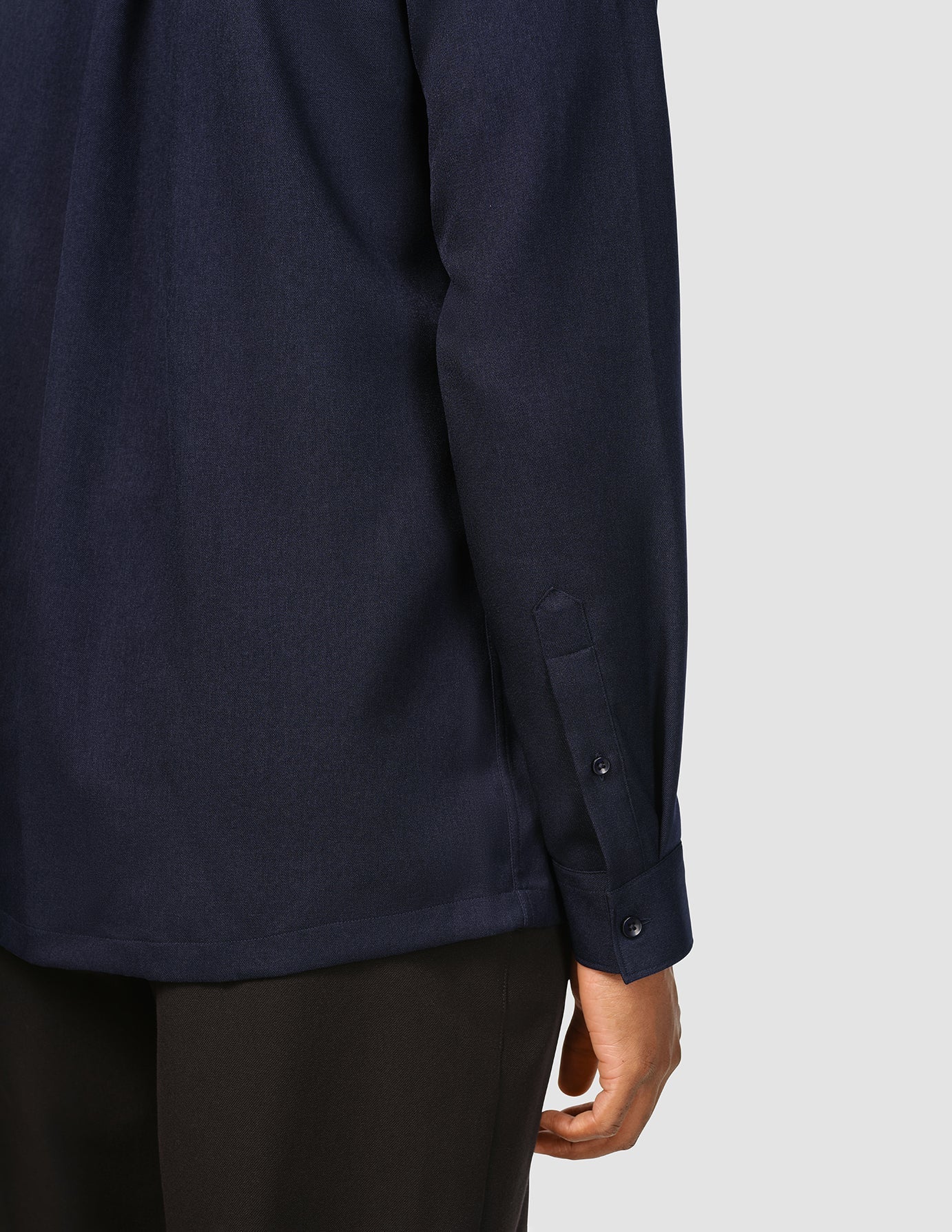 Premium Dark Navy Casual Shirt for Men - Comfortable & Stylish Everyday Wear for Work, Travel & Outings