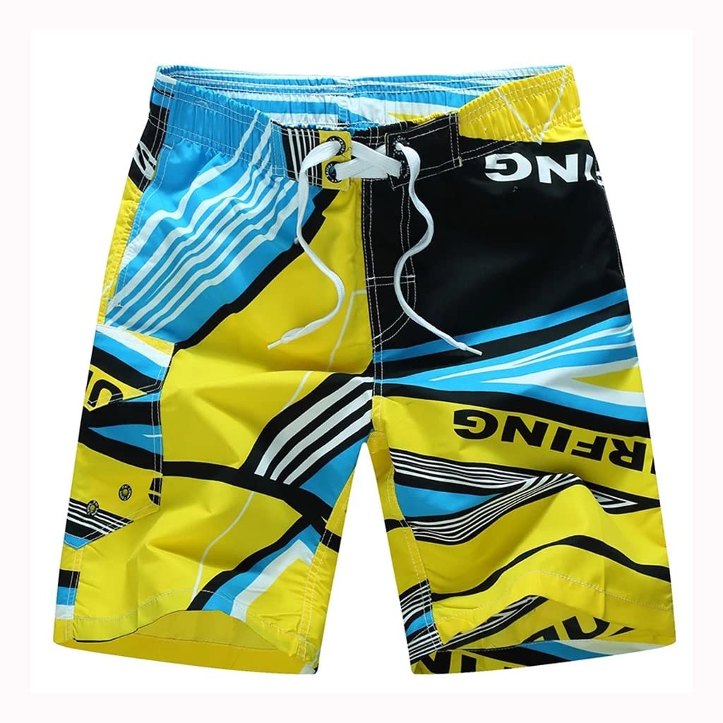 **6XL Plus Size Men's Quick Dry Swim Trunks - X-Large Surf & Beach Swim Shorts for Summer | Comfortable Board Shorts for Swimming, Surfing & Water Sports**