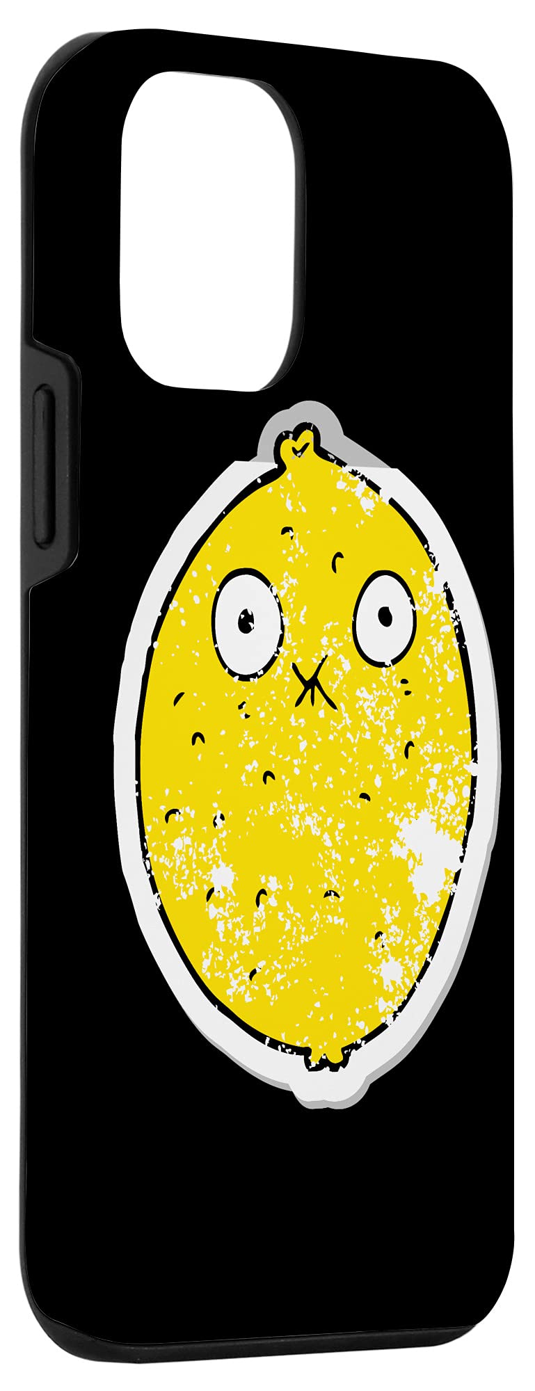iPhone 12 Mini Yellow Cute Lemon Fruit Cartoon Anime Character Phone Case - Perfect for Anime Lovers, Kawaii Style Protection for Daily Use & Gift Giving