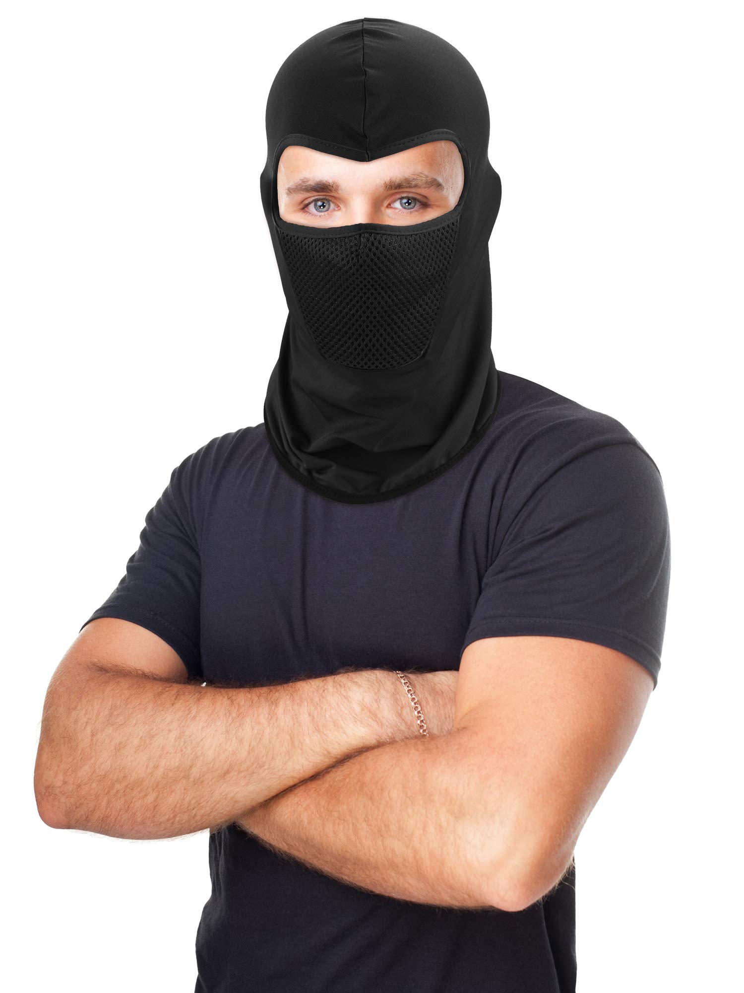 6-Pack Windproof Balaclava Face Mask - Camouflage Motorcycle & Fishing Mask for Sun, Dust Protection - Ideal for Outdoor Sports, Cycling, and Cold Weather Activities
