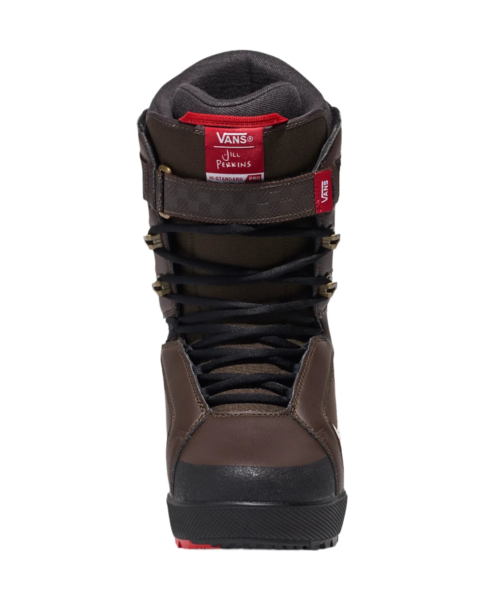 VANS Hi Standard Pro X Jill Perkins Snowboard Boots - Brown/Black (2025) | High-Performance Snowboarding for Men & Women | Perfect for Freestyle & All-Mountain Riding