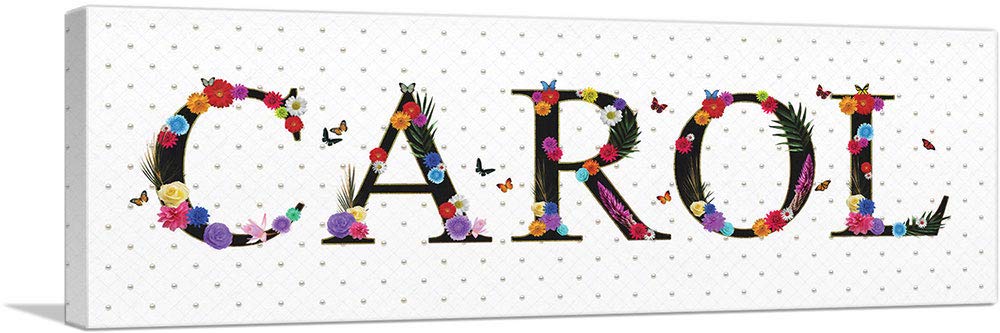 ARTCANVAS CAROL Girls Name Wall Art - 36