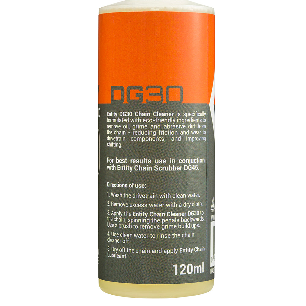 DG30 Chain Cleaner 120ml - Premium Bicycle Chain Degreaser & Lubricant for Smooth Cycling Performance - Ideal for Road Bikes, Mountain Bikes & Commuter Bikes