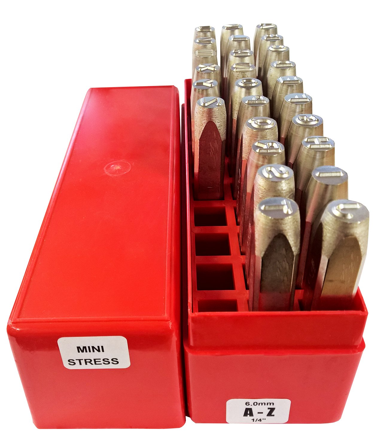 Pryor PPMS26060 AZ Round Face Low Stress Punches Set - 26 Piece, 1/4
