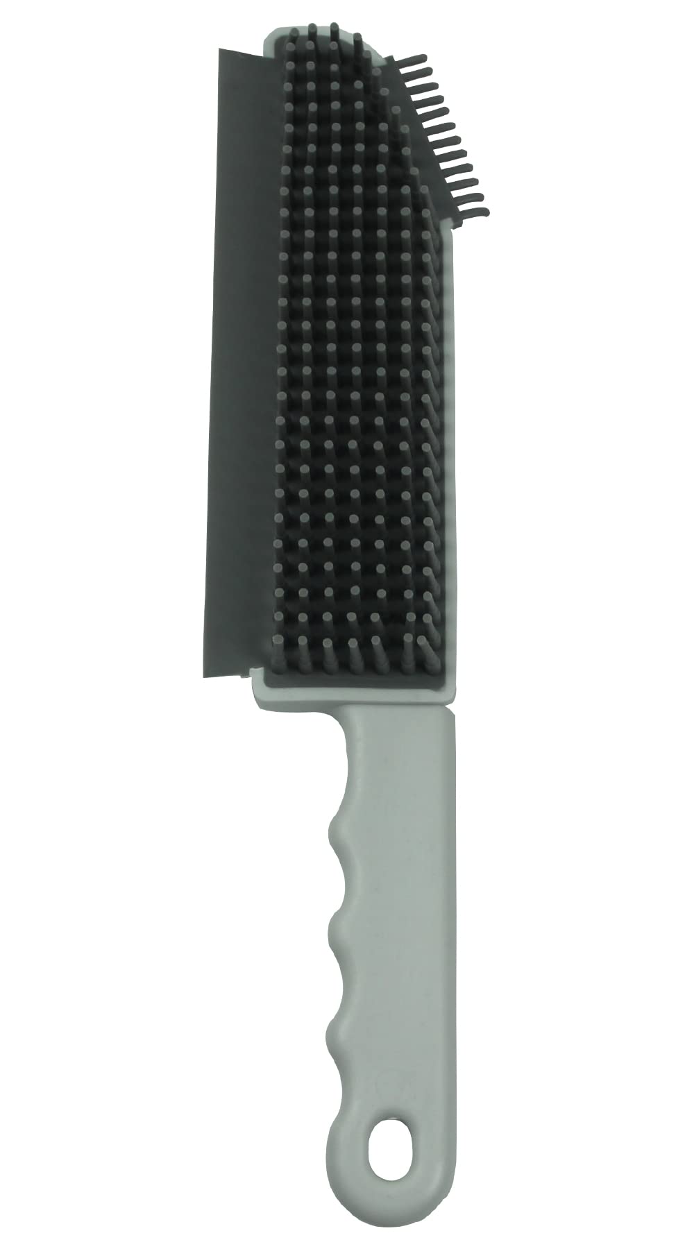 Multi-Functional Cleaning Brush Set - Silicone Scraper & Crevice Brush for Kitchen, Bathroom, Sink, Window, Mirror, Bathtub - Perfect for Deep Cleaning Floors, Countertops & Hard-to-Reach Areas (White)