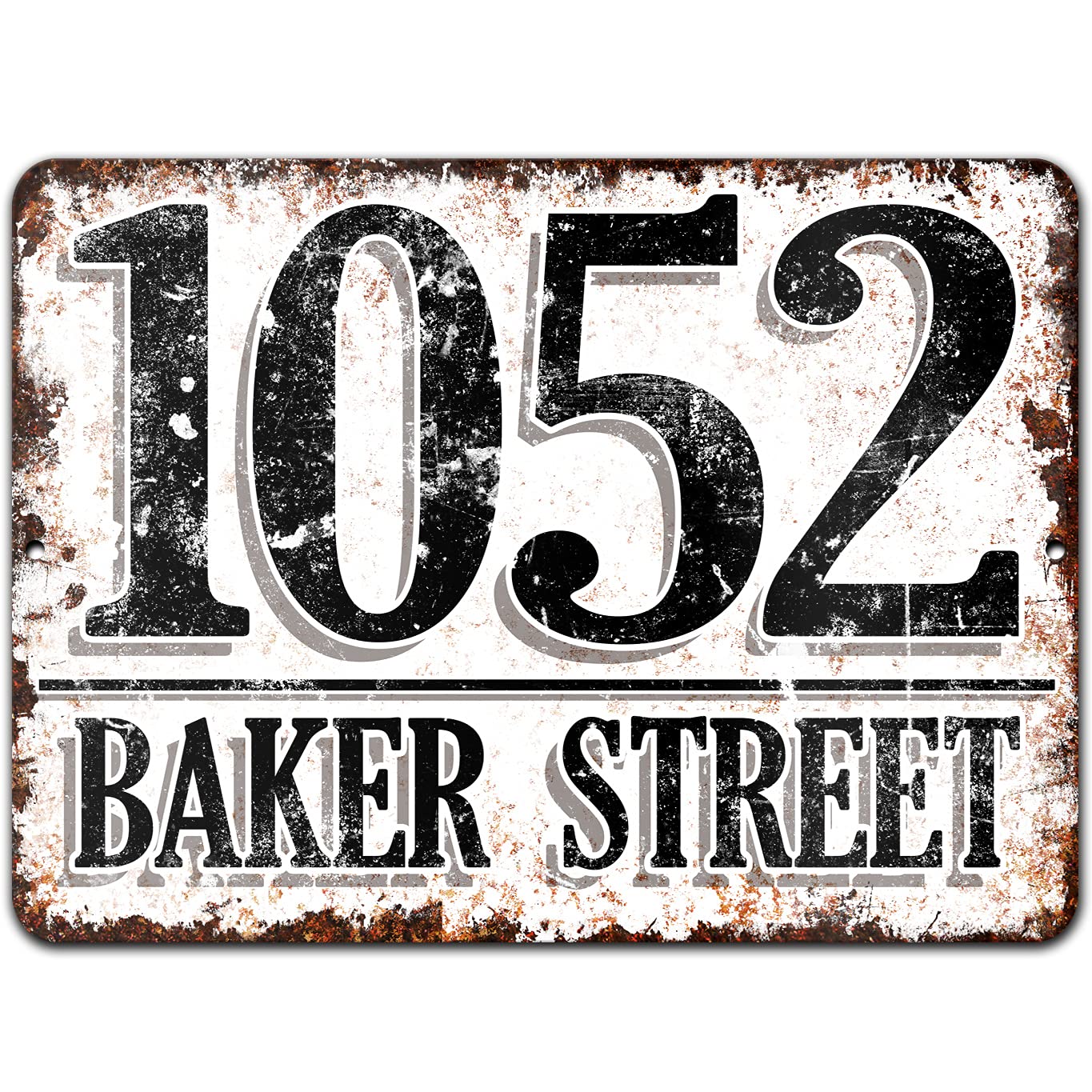 Personalized Custom House Address Plaque Sign - Durable Outdoor Metal Number Sign for Porch, Mailbox & Front Door - Weatherproof Home Decor for Curb Appeal & Housewarming Gifts