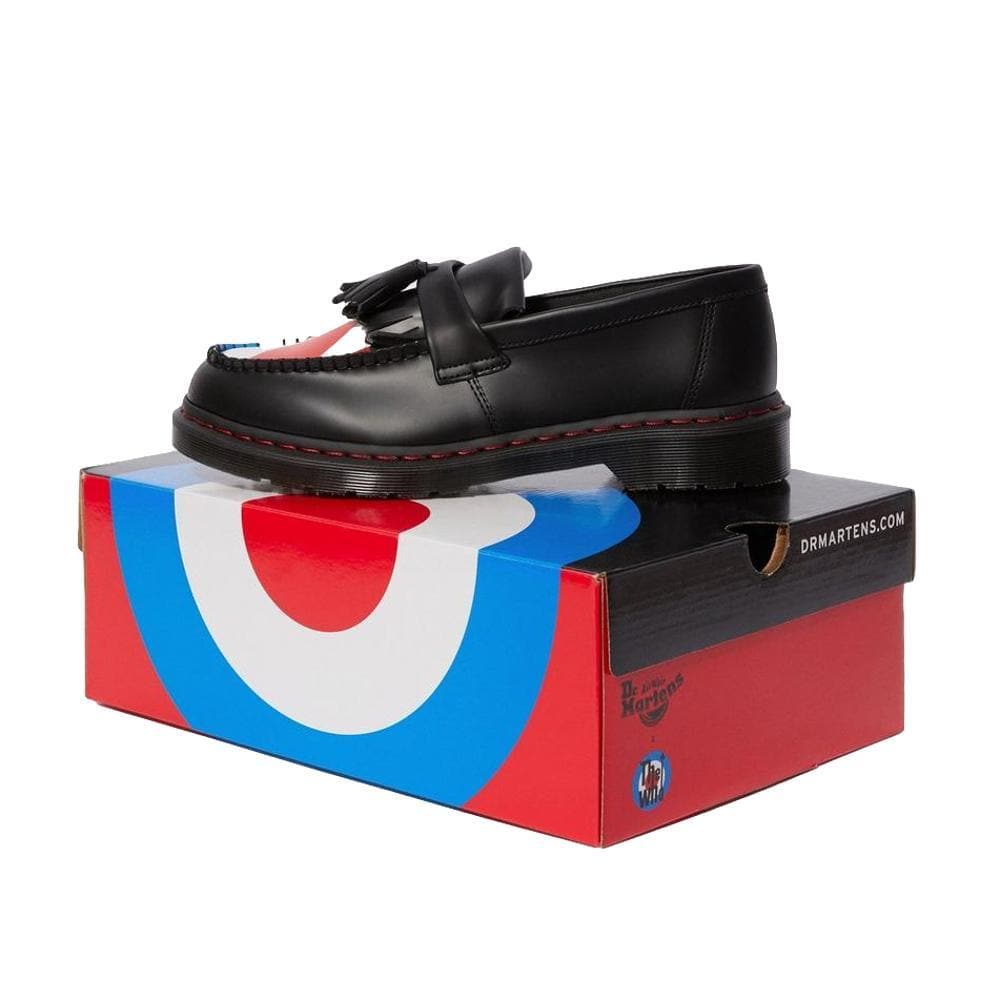 Dr. Martens COLLAB ADRIAN Black Leather Loafers - Stylish & Comfortable for Work, Casual & Office Wear