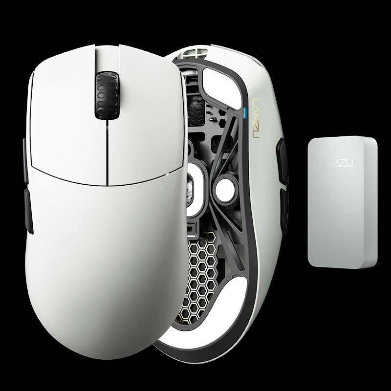 Lamzu Maya 4K Wireless Gaming Mouse - Ultra-Lightweight Ergonomic Design, 4000Hz Polling Rate, Perfect for FPS, MOBA & Esports Gaming