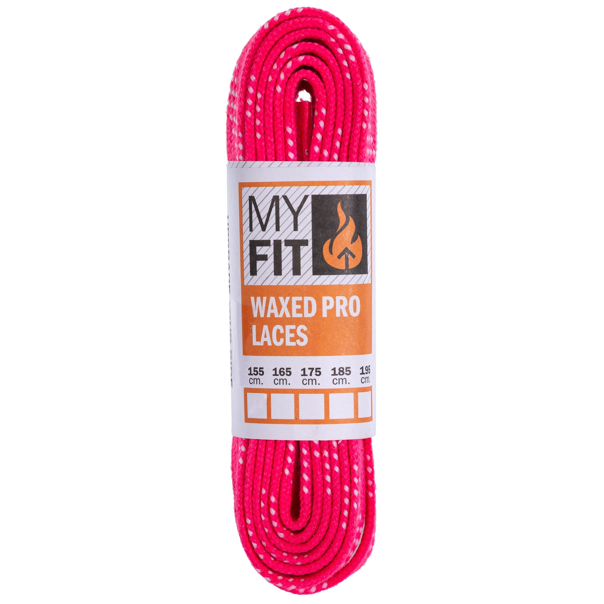 Pro Pink Waxed Shoelaces - Durable & Water-Resistant for Sneakers, Boots & Hiking Shoes | Perfect for Outdoor Sports & Fashion Styling