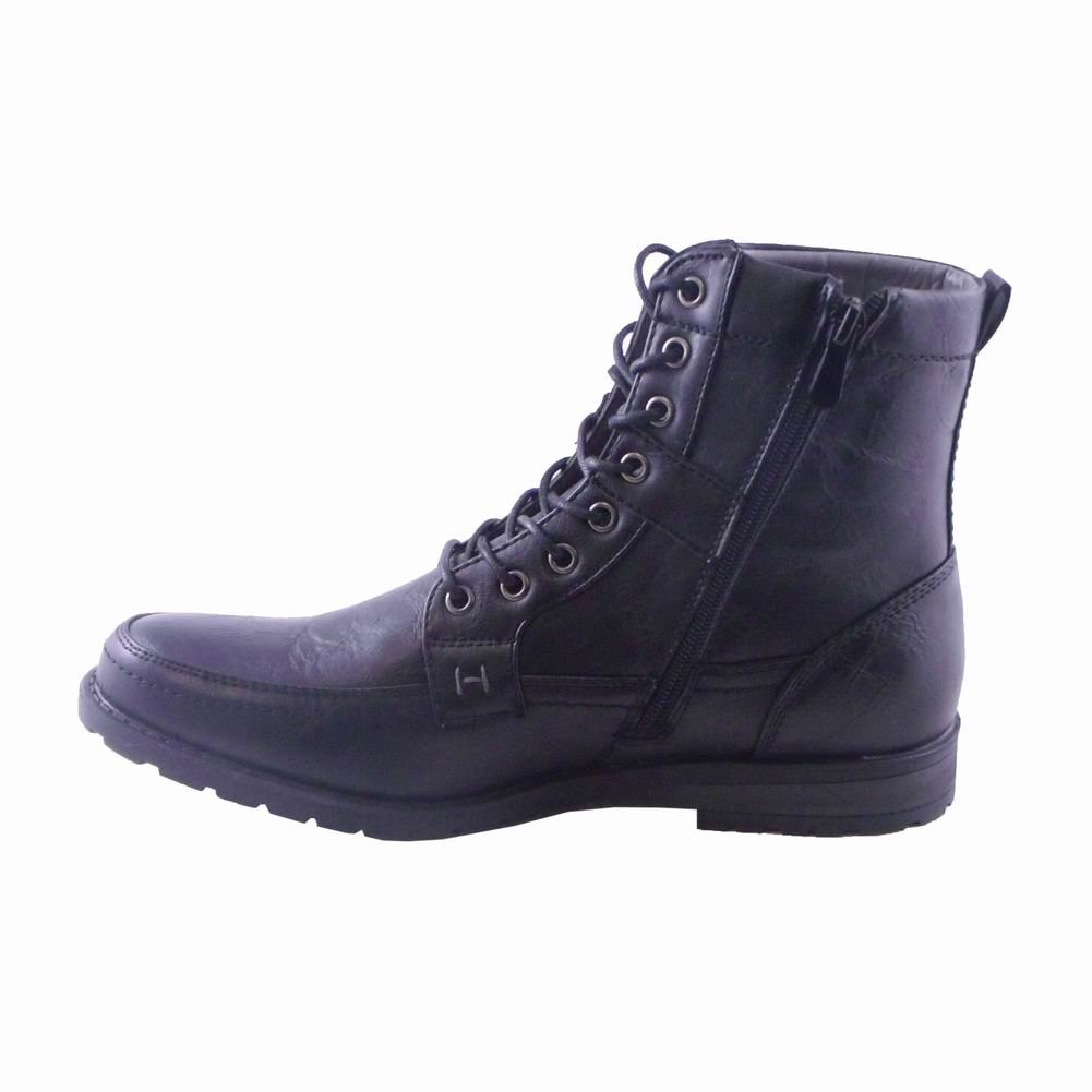 STU Protege Men's Dress Boots - Black Leather Formal Shoes for Business, Office & Special Occasions