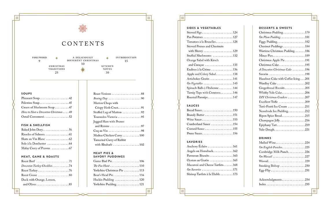 The Official Downton Abbey Christmas Cookbook - Traditional British Holiday Recipes for Festive Dinners & Tea Parties - Perfect for Holiday Entertaining & Gift Giving