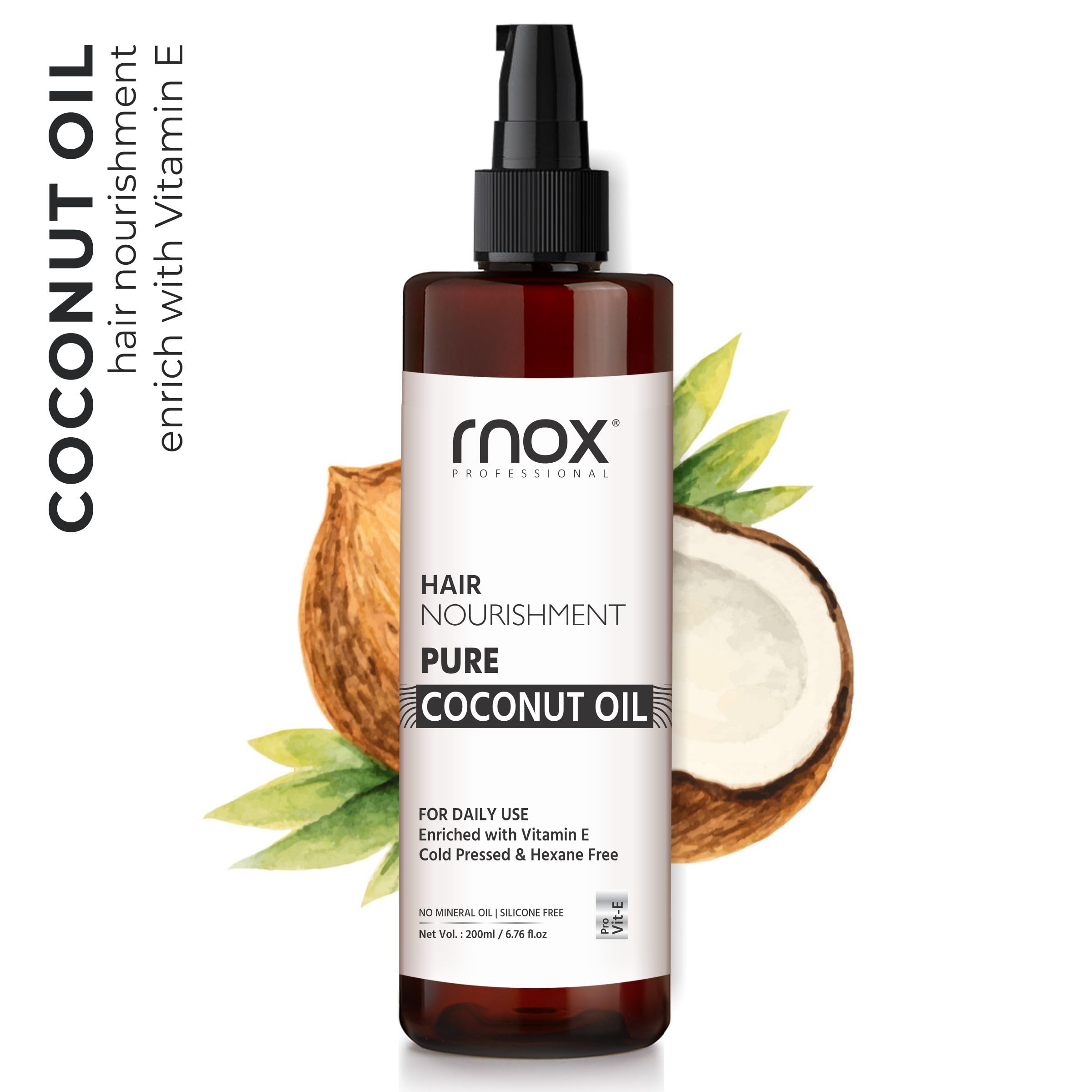 Organic Cold-Pressed Virgin Coconut Oil for Hair & Skin - 100% Pure Natural Hair Treatment to Strengthen Roots | USDA Certified | Perfect for DIY Beauty, Cooking & Massage