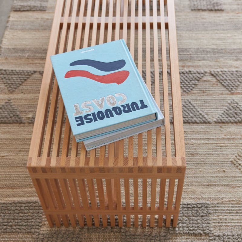 Sustainable Zero Waste Slatted Bench - Eco-Friendly Wooden Outdoor Seating for Patio, Garden, and Backyard Decor | Perfect for Relaxing, Entertaining, and Green Living Spaces