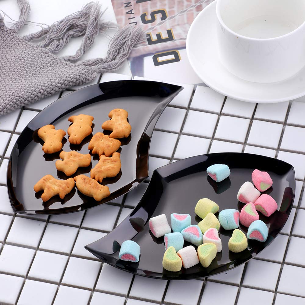 QIBORUN 5-Piece Stainless Steel Decorative Tray Set - Bathroom Vanity Organizer, Jewelry Dish, Cosmetic & Tea Storage with Floral Pattern (Black) - Perfect for Home Decor, Gift Giving & Bathroom Organization