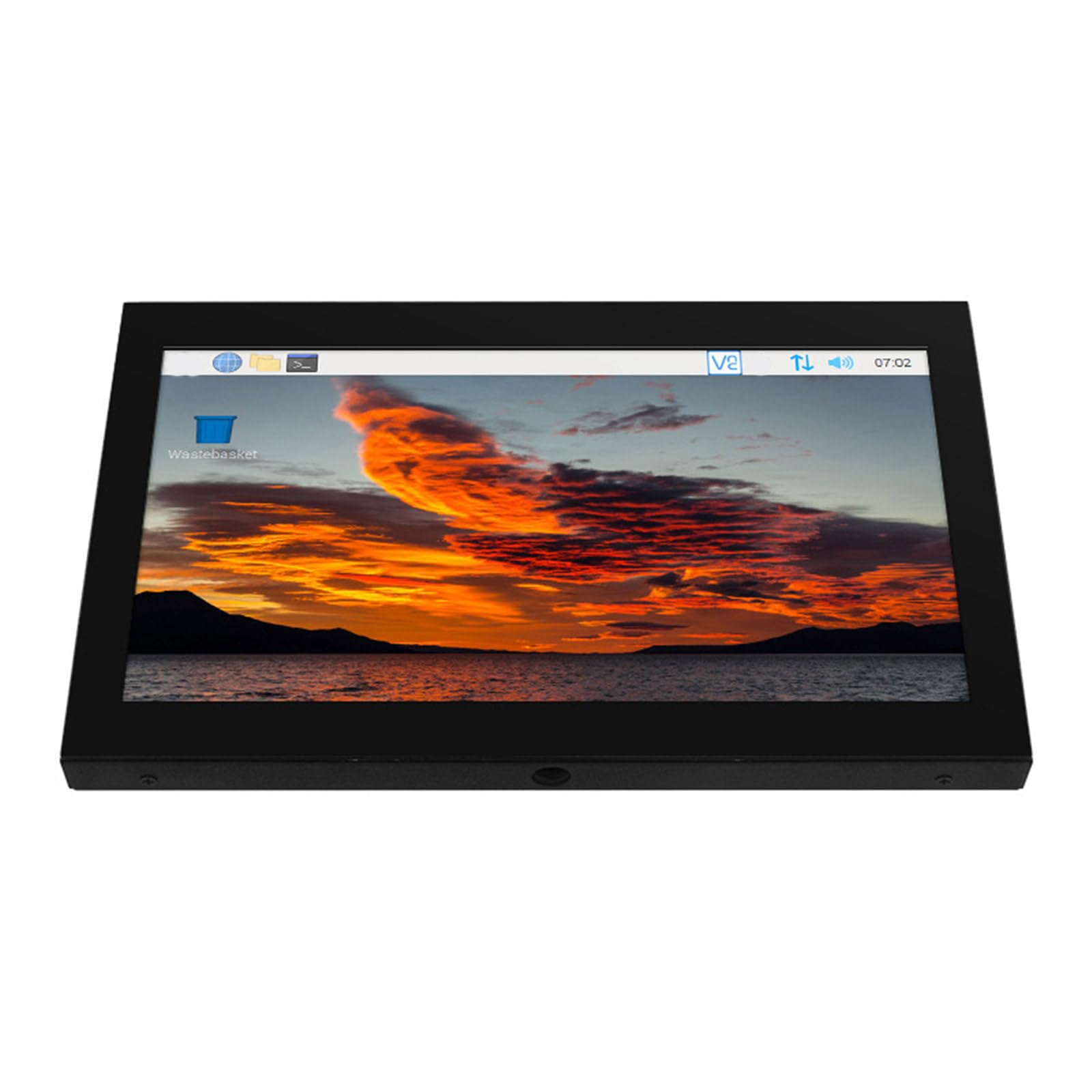7 Inch IPS LCD Screen for Raspberry Pi - 1024x600 Resolution Mini Monitor, Secondary Display Replacement for DIY Projects, Gaming, and Portable Computing