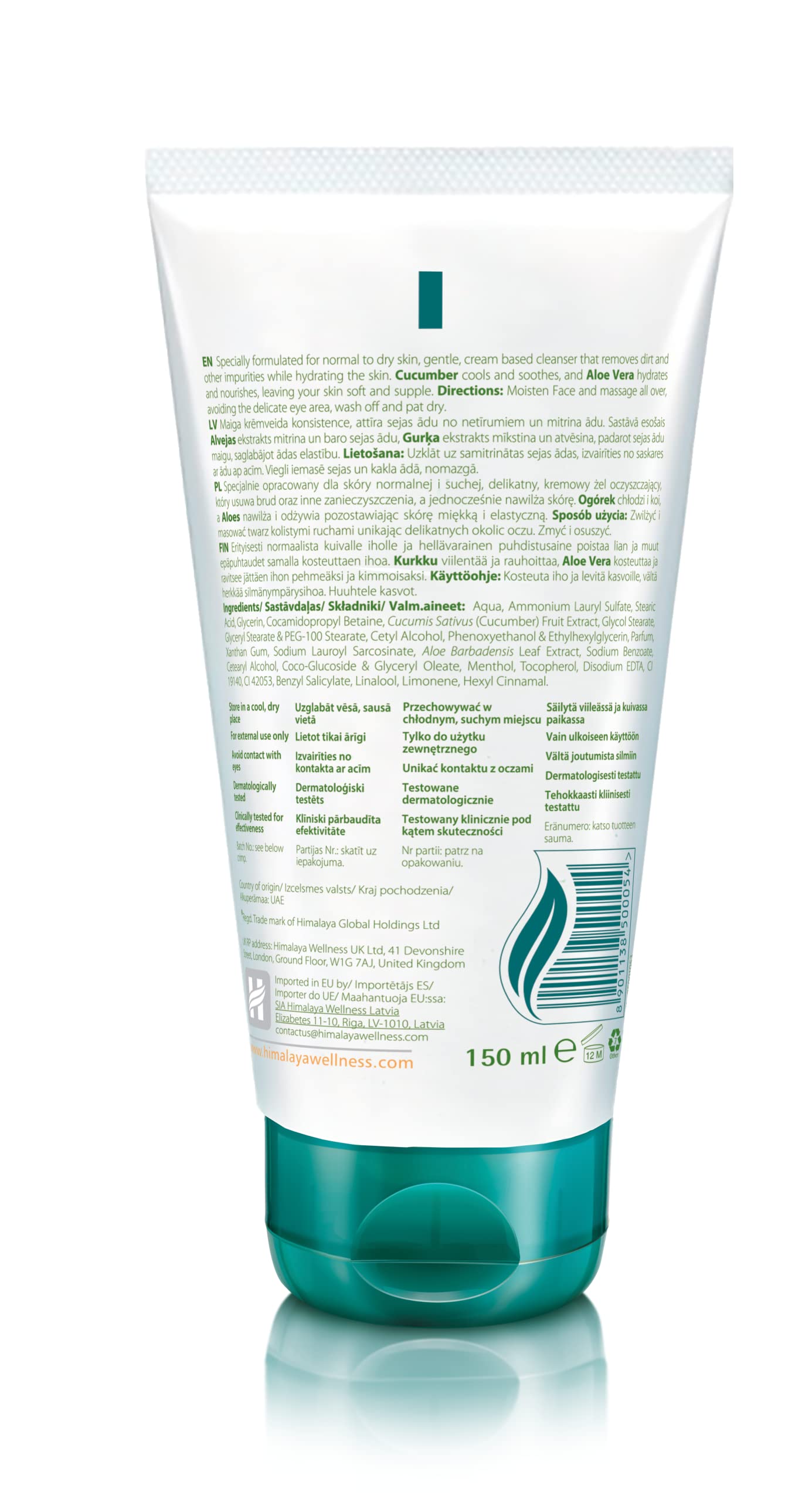 Himalaya Tan Removal Orange Face Wash & Moisturizing Aloe Vera Face Wash Combo - 100ml Each | Brightening & Hydrating Cleanser for Glowing Skin | Perfect for Daily Skincare Routine & Travel
