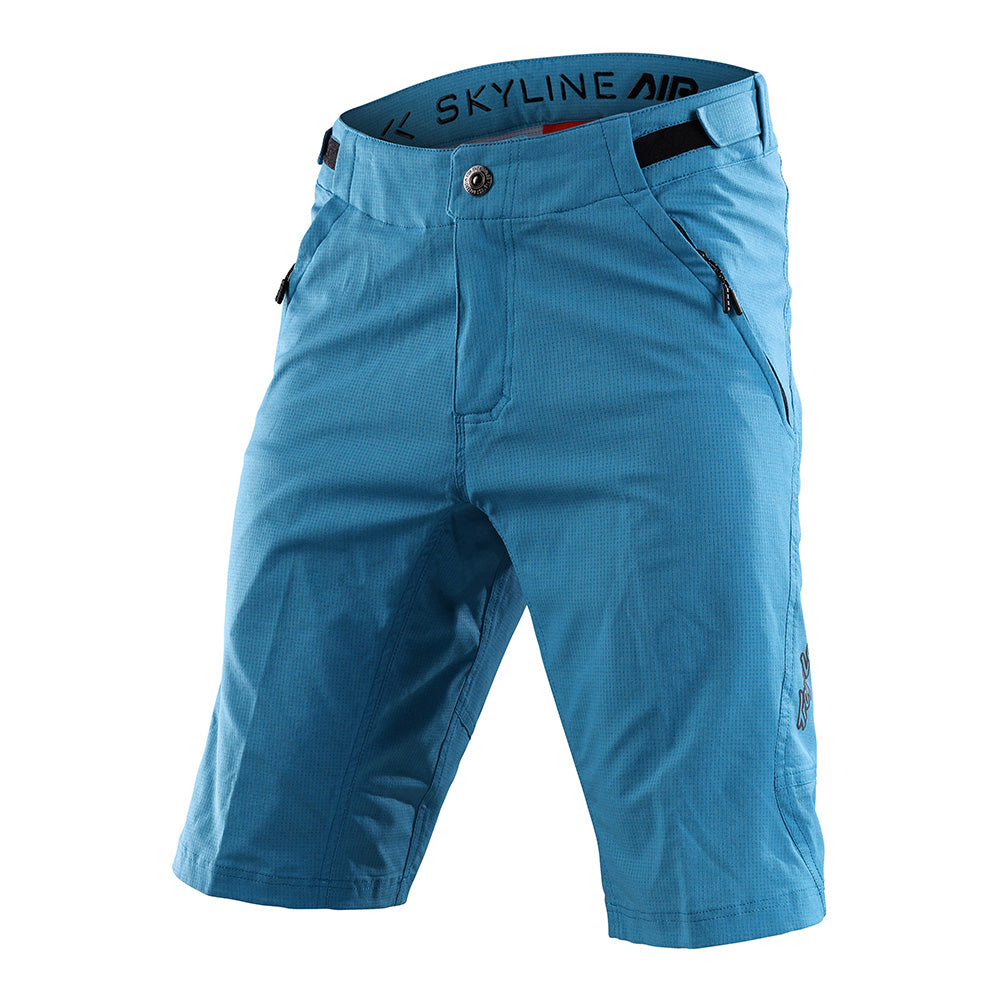 Skyline Air Shorts with Liner - Mono Azure Color - Lightweight & Breathable for Outdoor Activities, Hiking, and Running