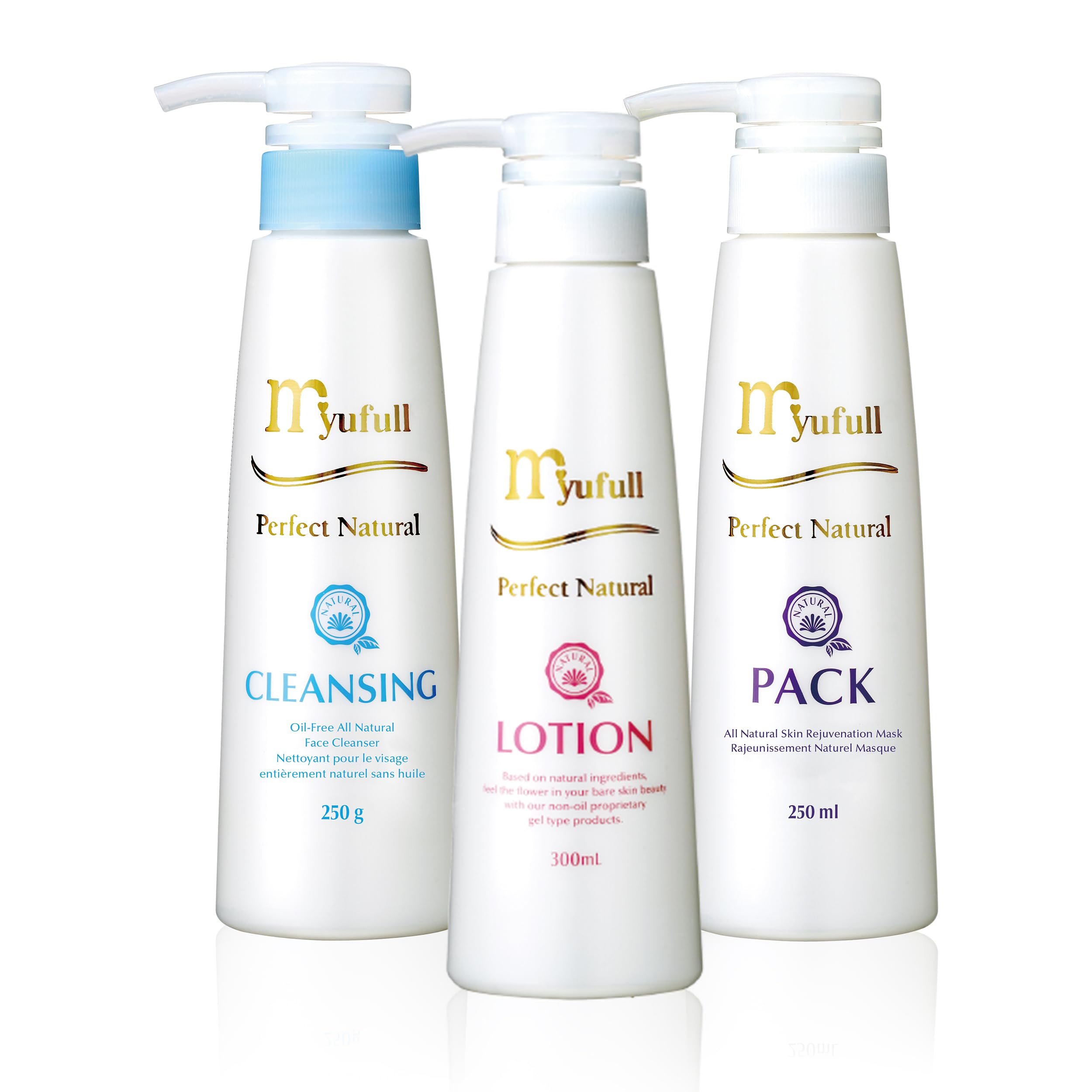 All Natural Skincare System - Organic Facial Cleanser, Hydrating Face Mask & Nourishing Lotion | Japanese Skincare Routine for Women | Deep Hydration, Anti-Aging & Glowing Skin | Perfect for Daily Use, Night Care & Spa Days