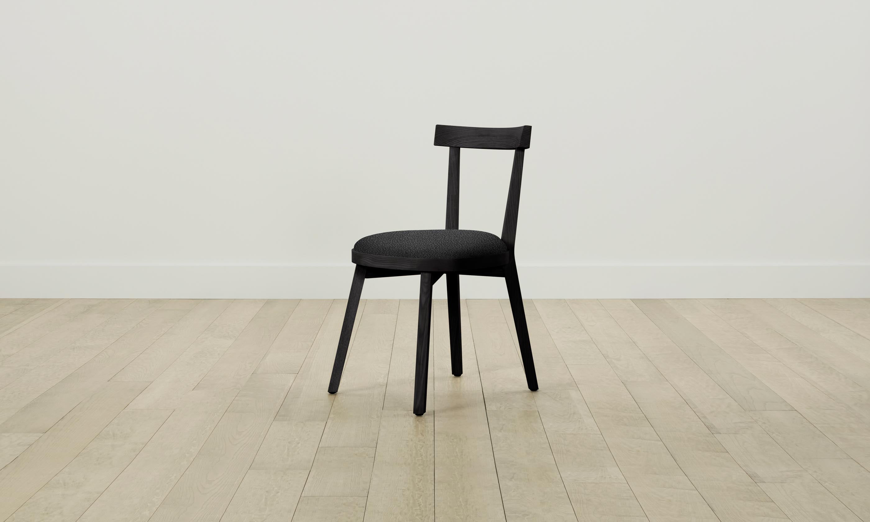 Allen Dining Chair - Italian Bouclé Storm Upholstered Modern Accent Chair for Kitchen, Dining Room & Home Office - Comfortable & Stylish Seating Solution
