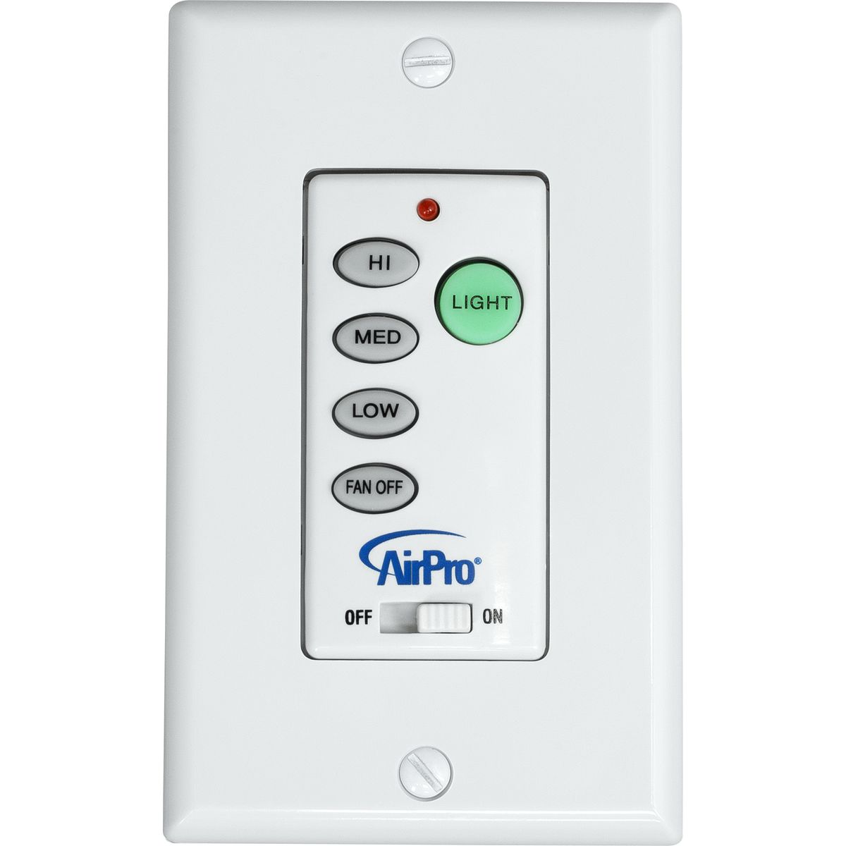 Universal Ceiling Fan and Light Wall Control - Remote Switch for Home, Bedroom, Living Room & Office - Easy Installation & Dimmable Lighting