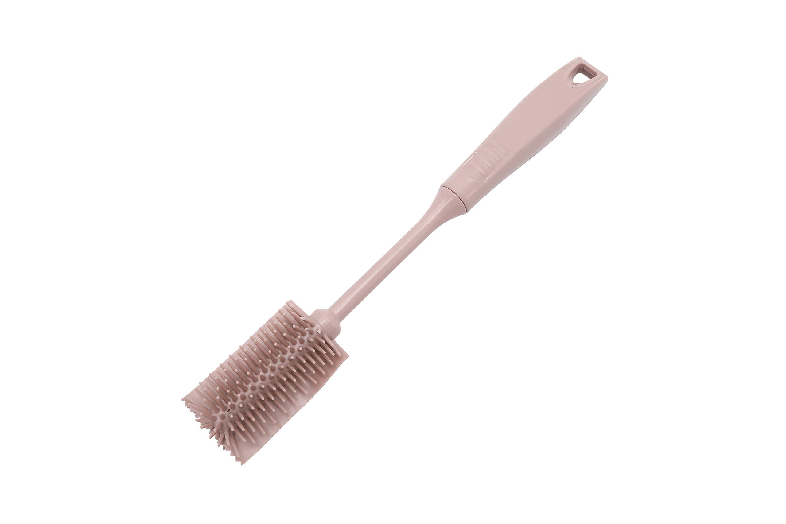 Silicone Dish Brush with Handle - Bottle Cleaning Brush Set for Kitchen, Dishes, and Hard-to-Reach Areas | Eco-Friendly & Durable Scrubber