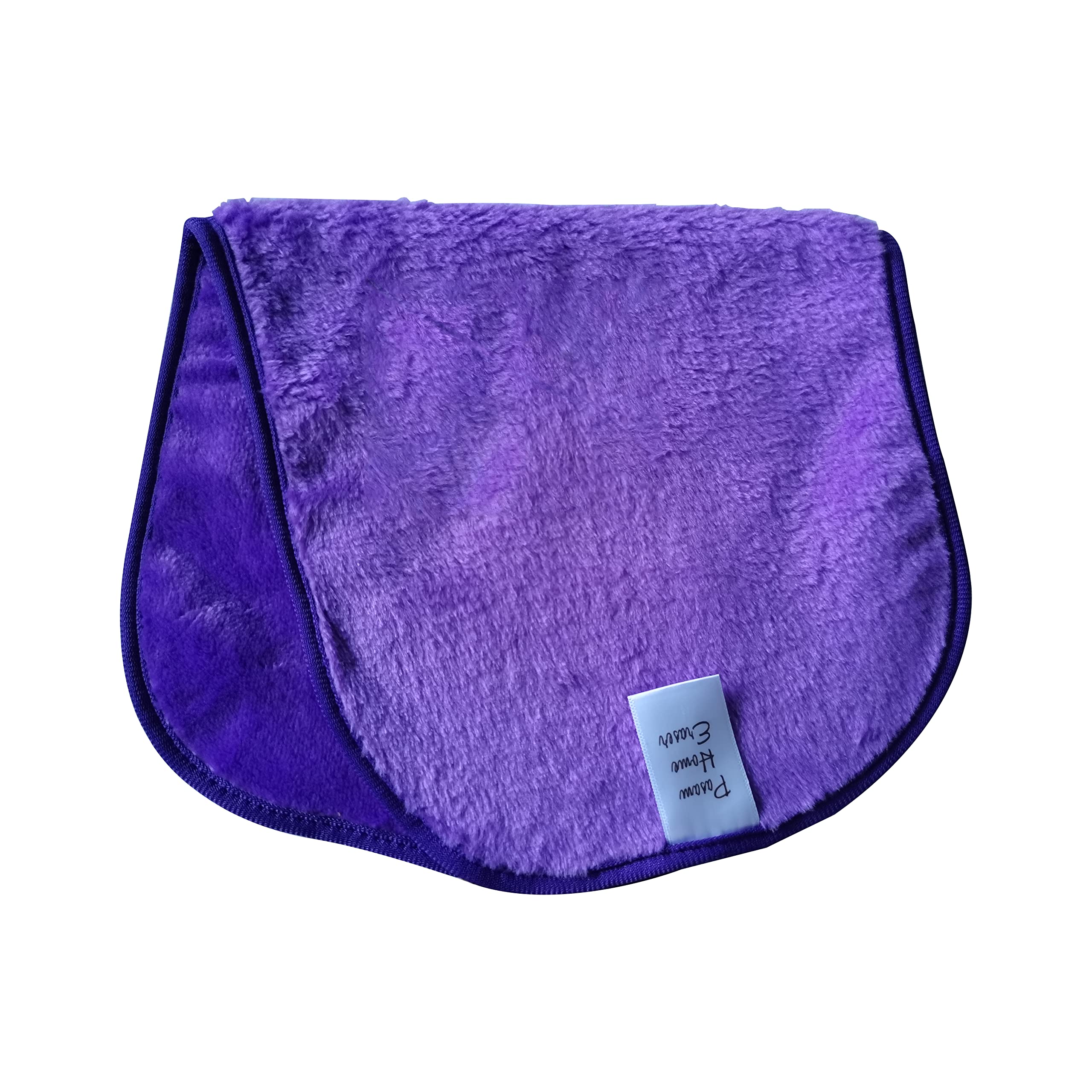 Reusable Makeup Eraser - Waterproof Makeup Remover Cloth for Eyeliner, Lipstick, Foundation & More | Chemical-Free, Works with Just Water | Perfect for Travel, Gym & Daily Skincare Routine (Purple)