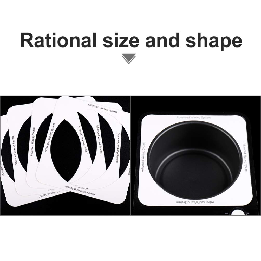 Lurrose 20pcs Hair Waxing Bean Machine Washers - Non-Stick Bakery Tissue Wax Heater Supplies & Wax Warmer Accessories for Hair Removal - Ideal for Salon, Spa & Home Use