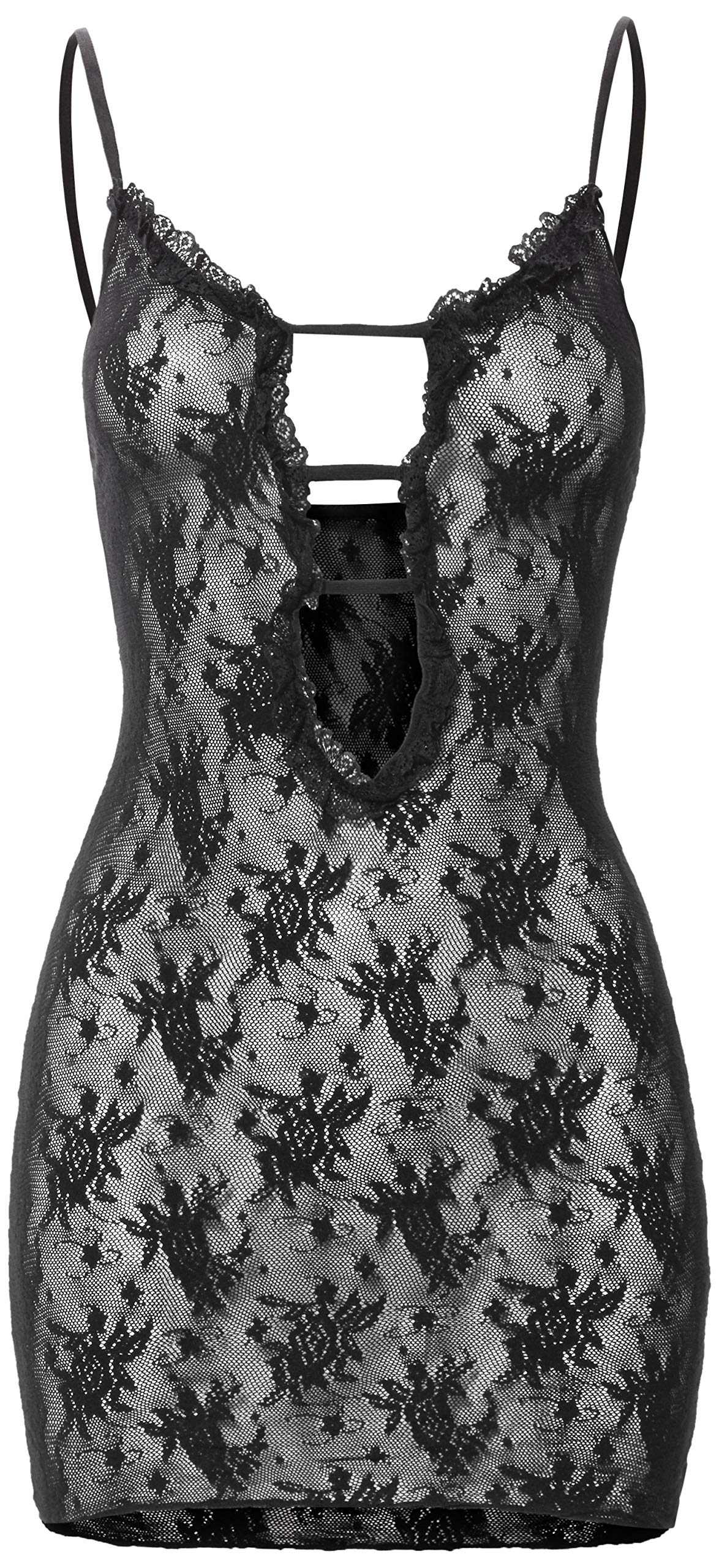 Plus Size Rose Lace Dress for Women - Elegant Cut Out Front Design, Perfect for Weddings, Parties & Special Occasions