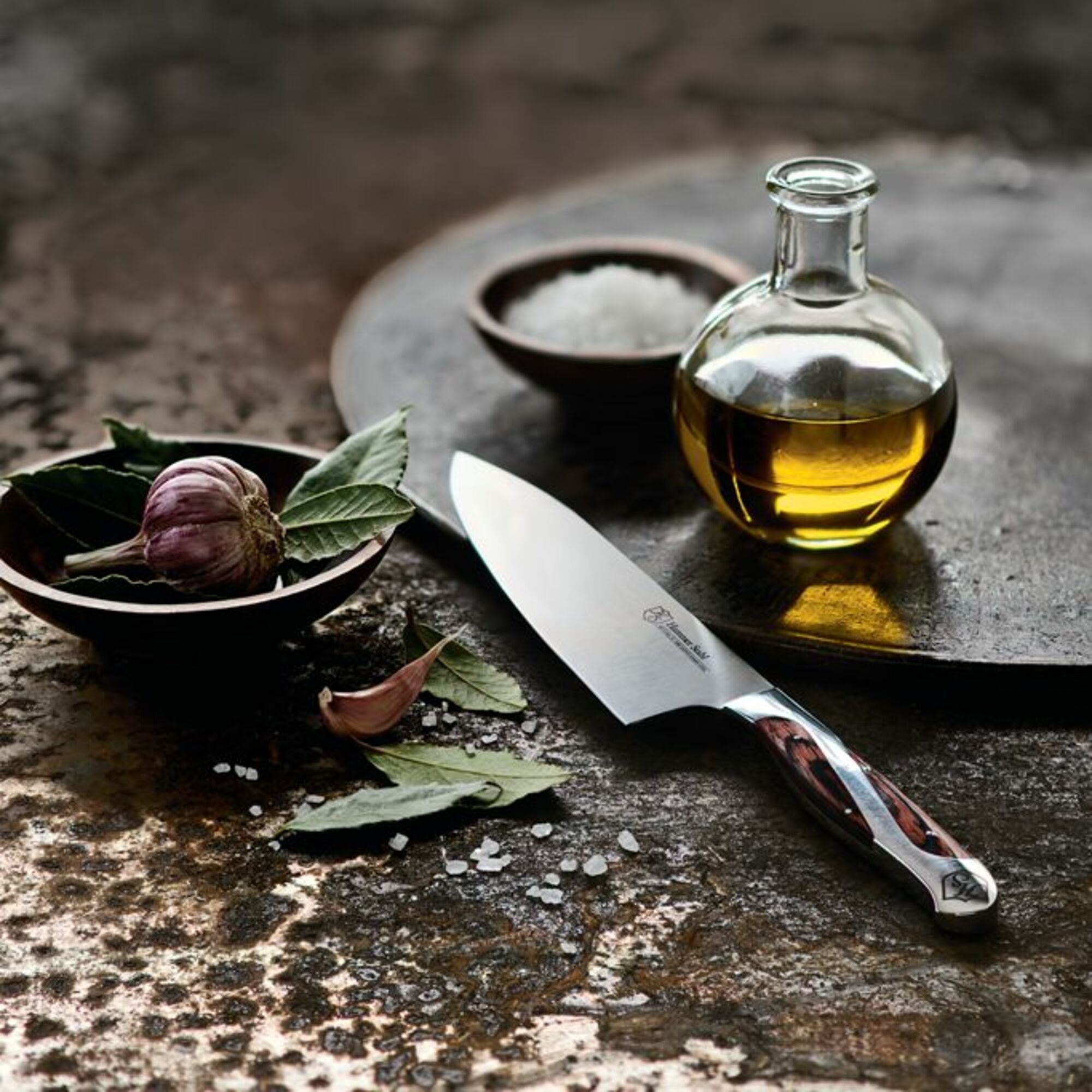 Premium Hammer Stahl 6-Inch Chef Knife - High Carbon Stainless Steel Kitchen Knife for Professional Cooking, Slicing, and Dicing - Perfect for Home Chefs & Culinary Enthusiasts
