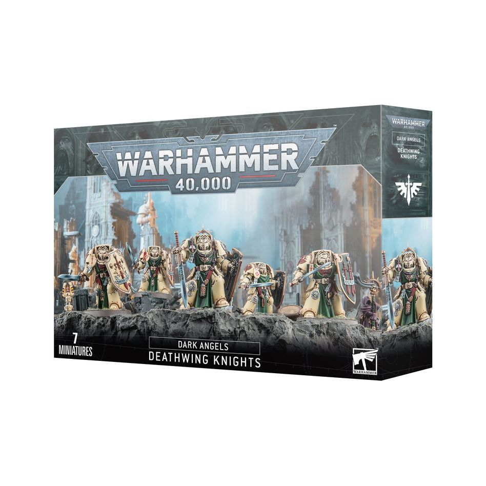 Dark Angels Deathwing Knights - Warhammer 40K Miniatures for Tabletop Gaming | Collectible Sci-Fi Models for Wargaming & Painting Enthusiasts | Perfect for Battles, Displays & Hobby Projects
