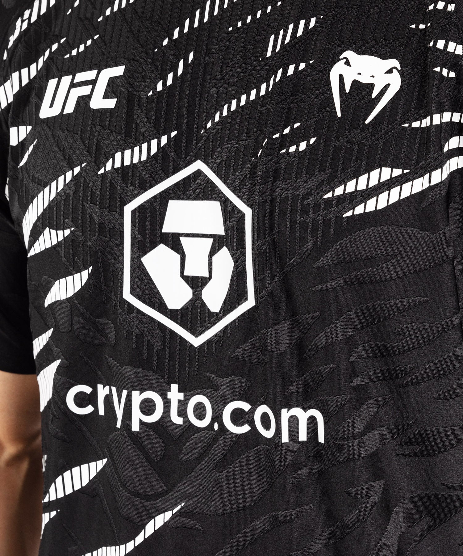 Venum UFC Fusion Authentic Personalized Men's Fight Night Walkout Jersey - Black | MMA Training, UFC Events & Sports Fan Apparel