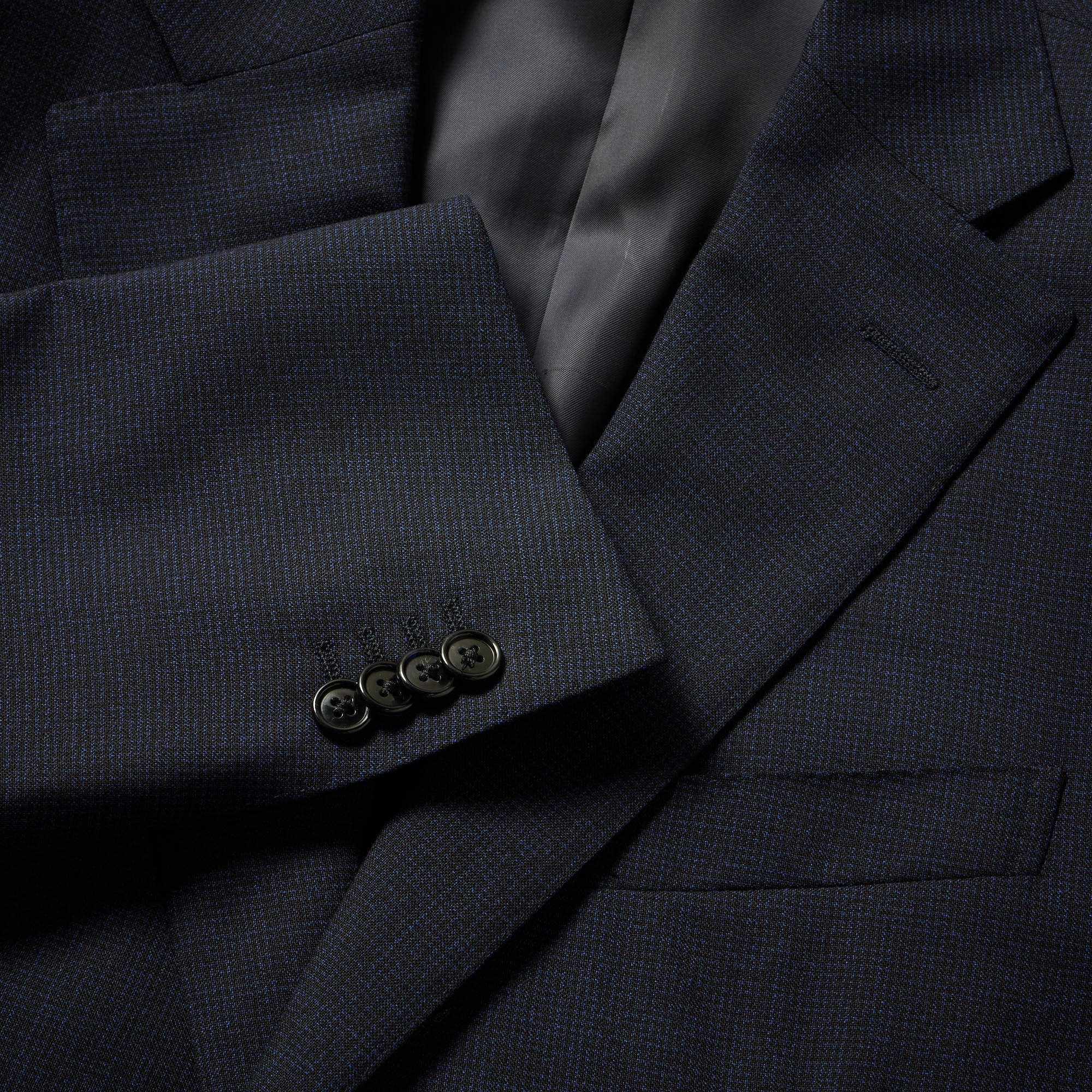Premium CORNELIANI Leader Wool Suit for Men - Navy Blue Business Attire - Perfect for Office, Weddings & Formal Events