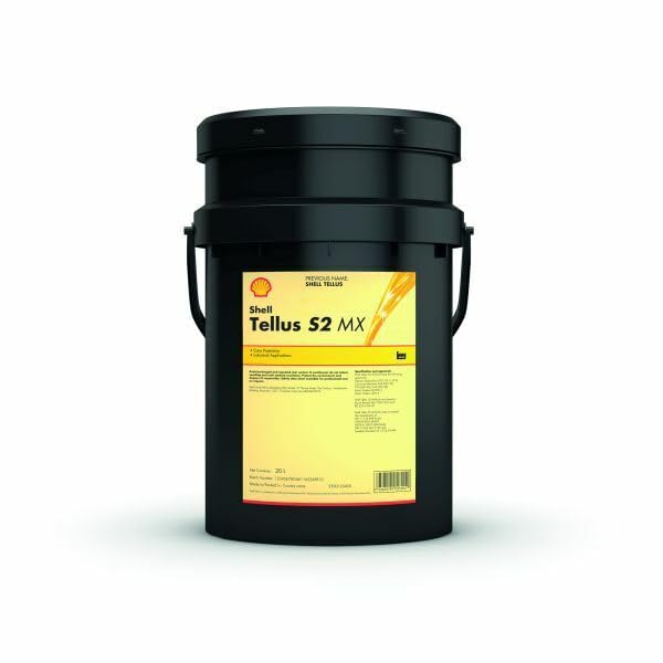 Shell Oil 550045427 Tellus Hydraulic Fluid S2 M46 5 Gallon - Premium Hydraulic Oil for Heavy Machinery, Construction Equipment & Industrial Applications