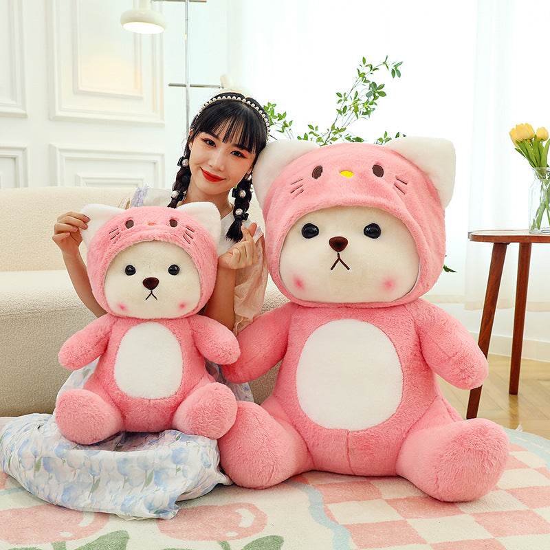 Rosy Kawaii Cuddle Buddy - Soft Plush Stuffed Animal for Kids & Adults | Perfect for Stress Relief, Sleep Comfort, and Gift Giving