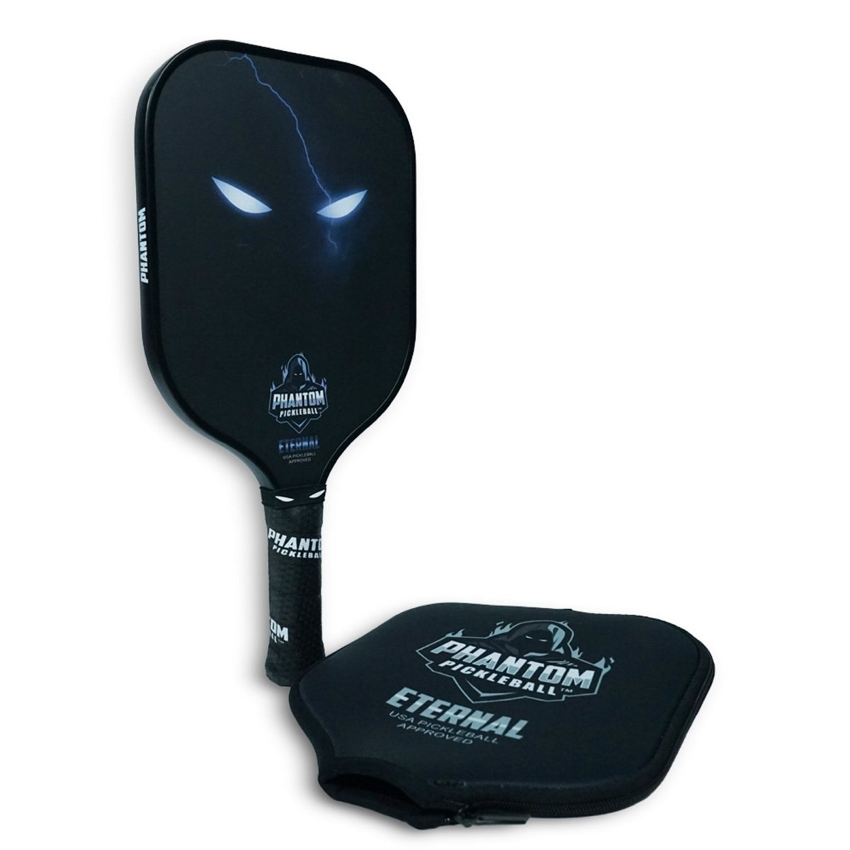 Phantom Eternal Pickleball Paddle - Premium Carbon Fiber Paddle for Competitive Play - Perfect for Outdoor & Indoor Pickleball Games