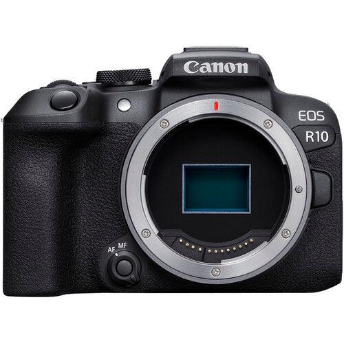 Canon EOS R10 Mirrorless Digital Camera Body Only - 24.2MP APS-C Sensor, 4K Video, Dual Pixel AF - Perfect for Vlogging, Travel & Portrait Photography