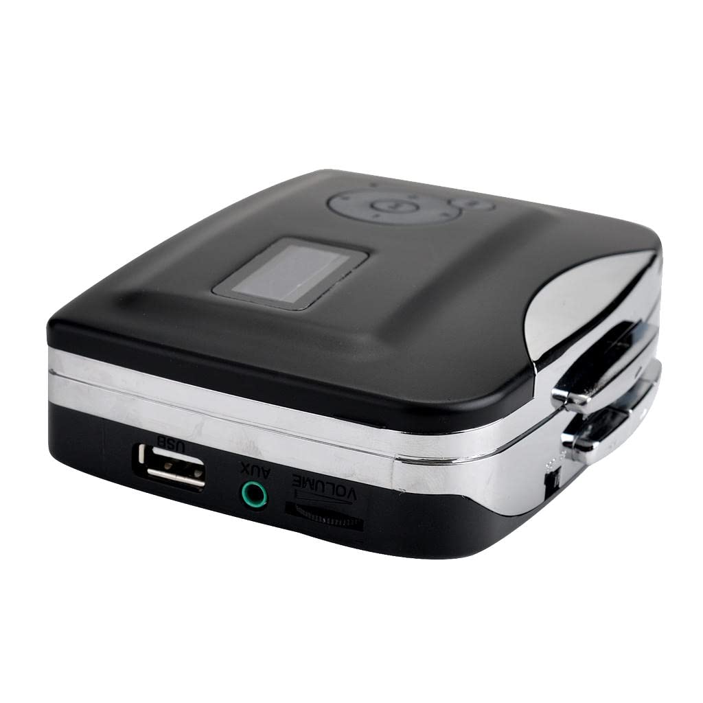 Portable Cassette to MP3 Converter - USB Digital Tape Player with Headphone Jack & USB Cable | Convert Old Cassettes to Digital (MP3/WAV) | Perfect for Music Lovers & Nostalgic Listening at Home, Car, or Office