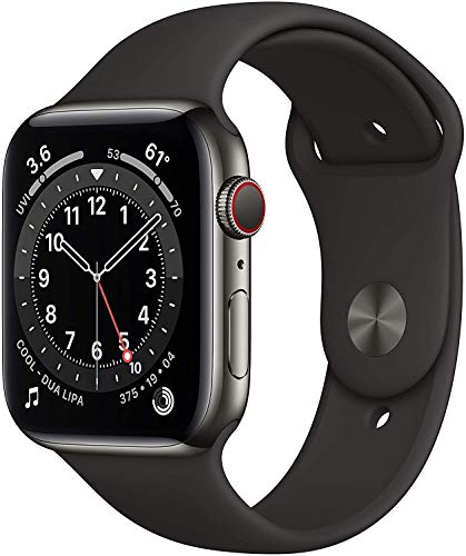 Graphite Stainless Steel Case - Black Sport Band