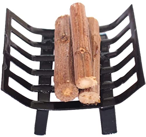 1:12 Scale Miniature BBQ Grill Oven - Wooden Dollhouse Cooking Tool with Firewood Rack | Perfect for Dollhouse Kitchen Accessories, Garden Decor & Miniature Roasting Cart Display