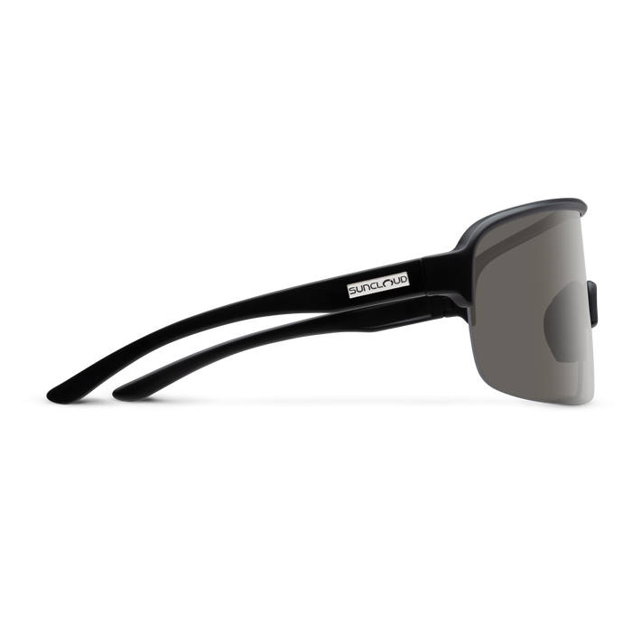 Amplify Matte Black Sunglasses with Polarized Gray Lenses - UV Protection for Outdoor Sports & Driving