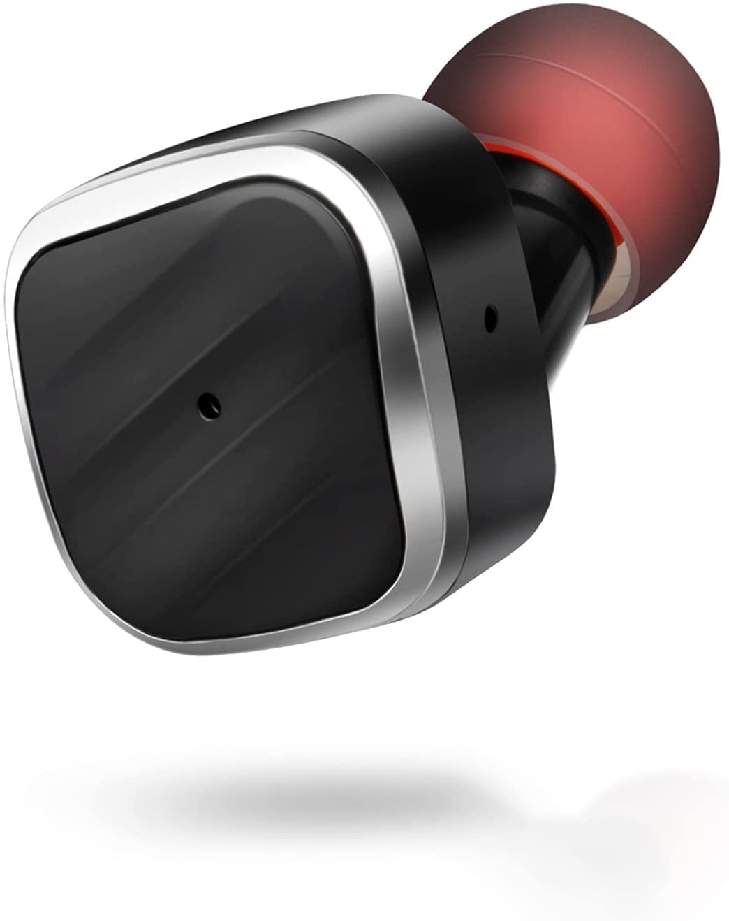 Wireless Earbuds with Noise Cancelling & Waterproof - Single In-Ear Bluetooth Headphones for iPhone, Android, Galaxy & Tablets | Stereo Sound for Sports, Workouts & Commuting